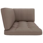 vidaXL Canapé d'angle palette de jardin marron miel bois pin imprégné
