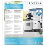 Intex Pompe de filtration à sable Krystal Clear 26648GS 10 5 m³/h