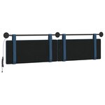 vidaXL Tête de lit suspendue Bleu Tissu