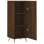 vidaXL Buffet Chêne marron 34 5x34x90 cm Bois d'ingénierie