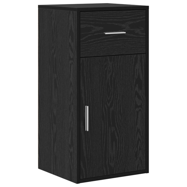 vidaXL Cabinet de Rangement en Chêne Noir Chêne Noir