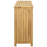 vidaXL Table console de jardin Acacia clair 110 x 35 x 75 cm