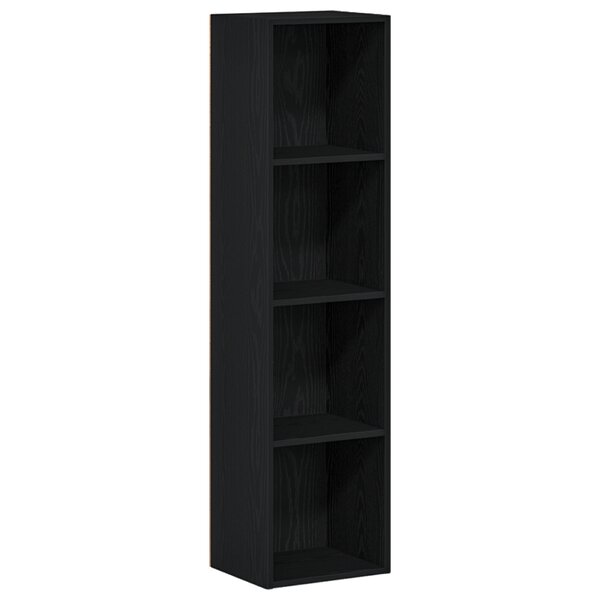 vidaXL Bibliothèque Chêne noir 36x30x143 cm Bois d'ingénierie