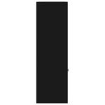 vidaXL Bibliothèque Noir 98x30x98 cm Bois d’ingénierie