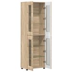 vidaXL Haut Armoire avec étagère FLORIN Chêne Sonoma 60 x 35 x 182 cm