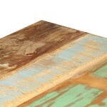 Banquette pouf tabouret meuble banc 110 cm bois de récupération massif 3002245