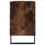 vidaXL Meuble TV chêne fumé 103 5x30x50 cm bois d'ingénierie
