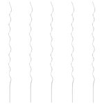 vidaXL Supports de plantes en spirale 5 Pièces Acier galvanisé 170 cm
