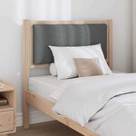vidaXL Tête de lit Autre Marron 80 cm Bois massif en pin