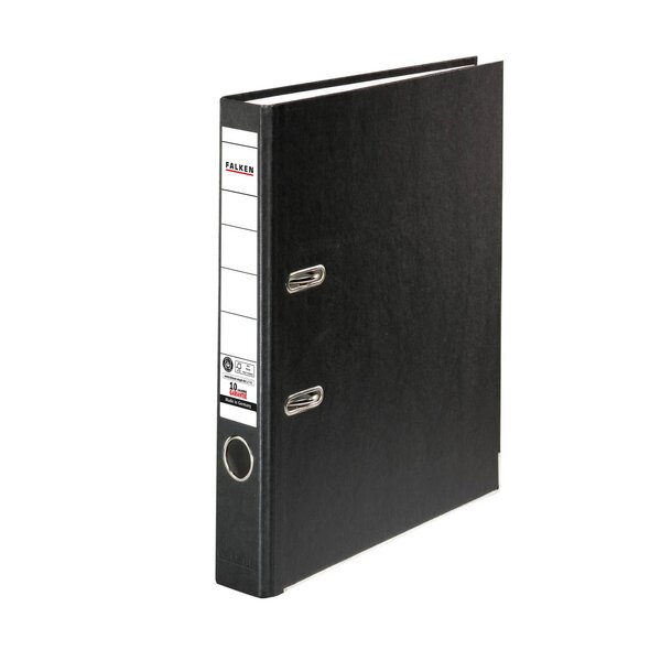 Classeur À Levier Papier Kraft A4 Recycolor - Noir - X 25 - Falken
