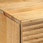 vidaXL Table de chevet marron 50x33x60 cm bois de manguier massif