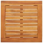 vidaXL Ensemble de canapé de jardin 3 Pièces Marron 45 x 45 x 38cm