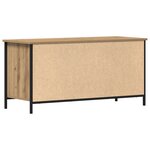 Meuble TV vidaXL Artisan Chêne 100x40x50 cm Bois d'ingénierie et Acier
