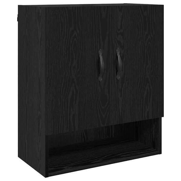 vidaXL Armoire Murale Chêne noir 60 x 31 x 70 cm Bois d'ingénierie