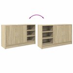 vidaXL Armoire d'évier chêne sonoma 90x29x55 cm bois d'ingénierie