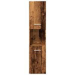 vidaXL Ensemble de meubles salle de bain 4 Pièces bois d'ingénierie