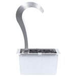 vidaXL Cascade de jardin Argenté 52 4x34 2x82 cm Acier inoxydable