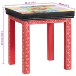 vidaXL Tables à empiler 3 Pièces en bois massif
