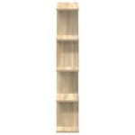 vidaXL Étagère cube murale 12 compartiments chêne sonoma