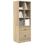 vidaXL Haut Armoire Chêne sonoma 45 5 x 34 x 127 cm Bois d'ingénierie