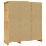 vidaXL Garde-robe avec 3 portes Gamme Corona pin mexicain