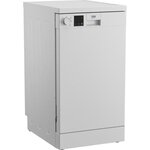 Lave-vaisselle pose libre beko dvs05024w - 10 couverts - largeur 45cm - 49 db - cuve inox - blanc