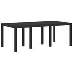 vidaXL Ensemble de salle à manger pour jardin 7 Pièces Anthracite PP