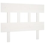 vidaXL Tête de lit Blanc 93 5x3x81 cm Bois massif de pin