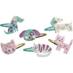 Jeu créatif - Création de barrettes - 6 modèles chat et chien - Dès 6 ans - Janod