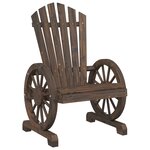 vidaXL Chaise de jardin Adirondack bois de sapin massif