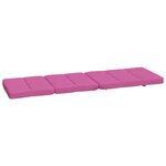 vidaXL Coussins de chaise longue lot de 2 rose tissu oxford
