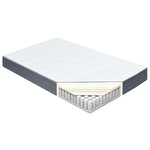 vidaXL Matelas de sommier tapissier fermeté moyenne 200x140x20 cm