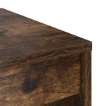 vidaXL Bureau d'écriture Chêne fumé Bois d'ingénierie 60 x 40 x 76 cm