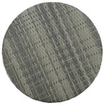vidaXL Ensemble de bar de jardin 3 Pièces et coussins Résine tressée Gris
