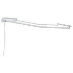 vidaXL Cadre d'auvent Blanc 3 5 x 2 m Métal