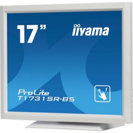 Iiyama prolite t1731sr-w5 écran plat de pc 43 2 cm (17") 1280 x 1024 pixels tn écran tactile blanc