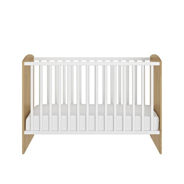 Lit bébé bois blanc 60x120 cm