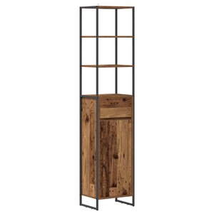 vidaXL Cabinet de salle de bain Bois Ancien 40 x 30 x 180 cm