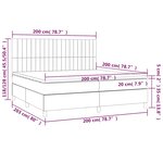 vidaXL Sommier à lattes de lit et matelas Vert foncé 200x200cm Velours
