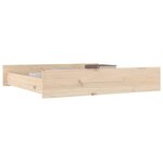 vidaXL Tiroirs de lit 2 Pièces bois de pin massif