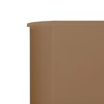 vidaXL Paravent 9 panneaux Tissu 1200 x 120 cm Taupe