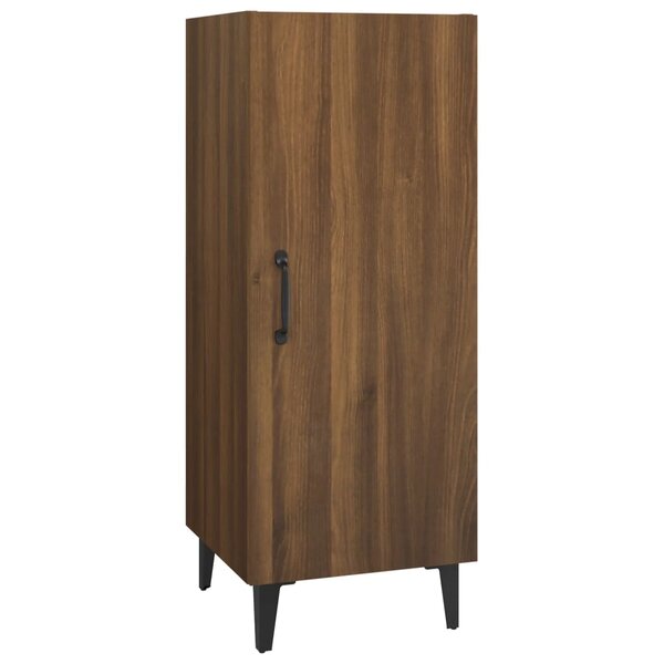 vidaXL Buffet Chêne marron 34 5x34x90 cm Bois d'ingénierie