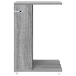 vidaXL Table d'appoint Gris Sonoma 40 x 35 x 60 cm Bois d'ingénierie