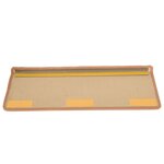 vidaXL Tapis d'escalier autoadhésifs 10 Pièces 65x21x4 cm Beige