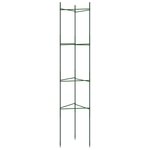 vidaXL Cages à tomates 6 Pièces 154 cm acier et PP