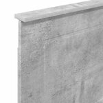 vidaXL Tête de lit Gris béton 75 cm Bois d'ingénierie