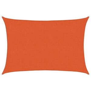 vidaXL Voile d'ombrage 160 g/m² Orange 2x3 m PEHD