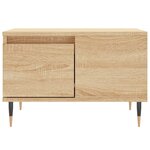 vidaXL Table basse chêne sonoma 55x55x36 5 cm bois d'ingénierie