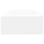 vidaXL Meubles TV avec éclairage LED 2 Pièces blanc 60x35x15 5 cm