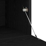 Meubles TV vidaXL 2 Pièces avec lumières LED Chêne noir Bois d'ingénierie